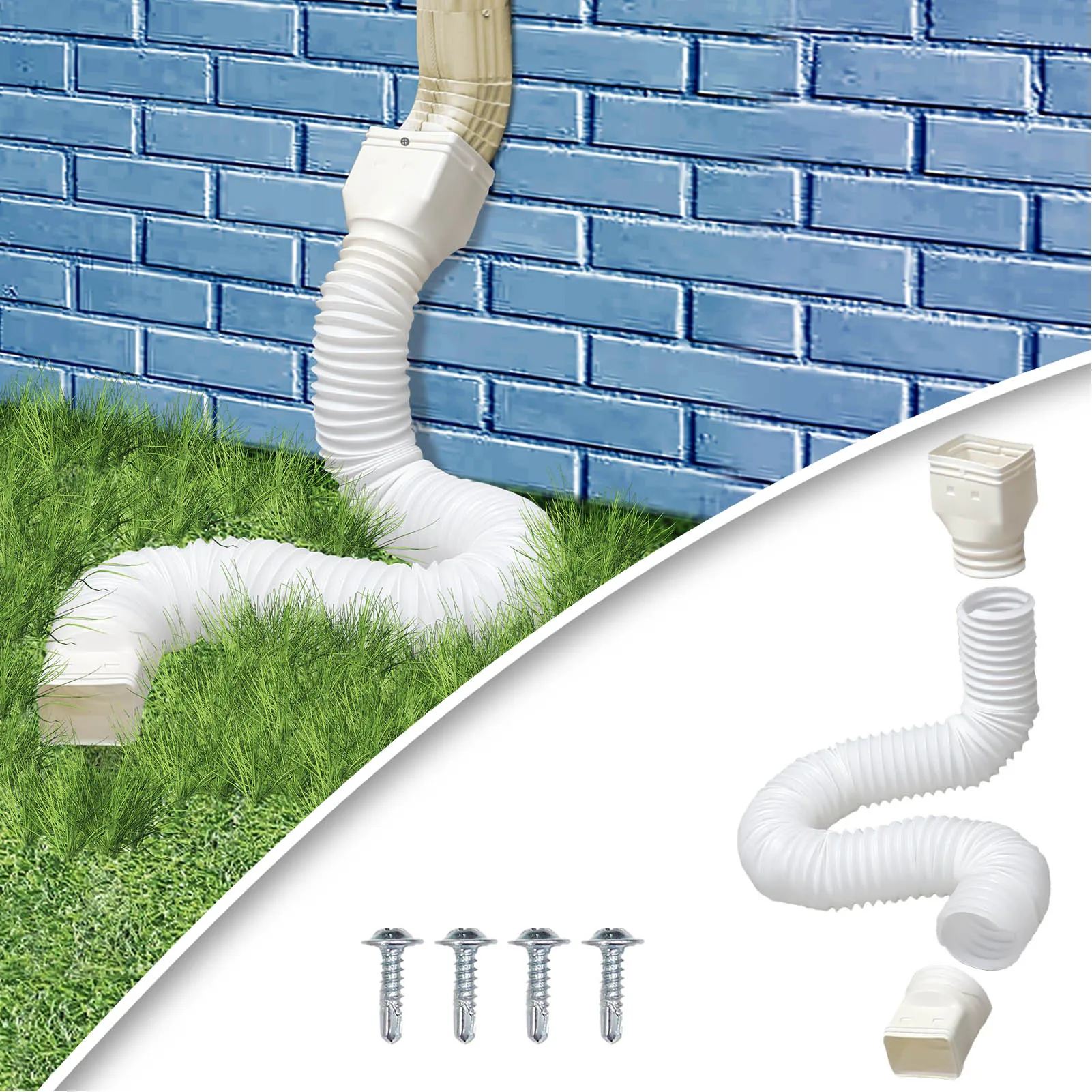 Downspout Extender Retractable Rain Gutter Drainage Pipe Down Spout Drain Extensions Black
Downspout Extender Retractable Rain Gutter Drainage Pipe Down Spout Drain Extensions Black