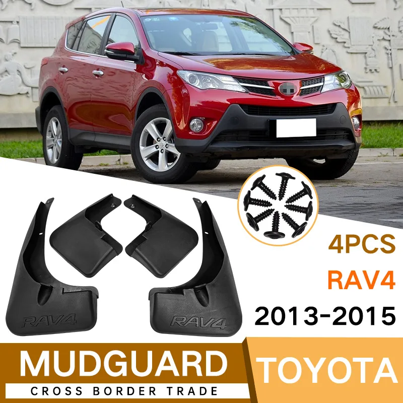 MudFlaps FOR Toyota RAV4 2013-2015 no punching mudguard SplashGuards Fender Set Parts FrontRear Automotive Accessories
MudFlaps FOR Toyota RAV4 2013-2015 no punching mudguard SplashGuards Fender Set Parts FrontRear Automotive Accessories