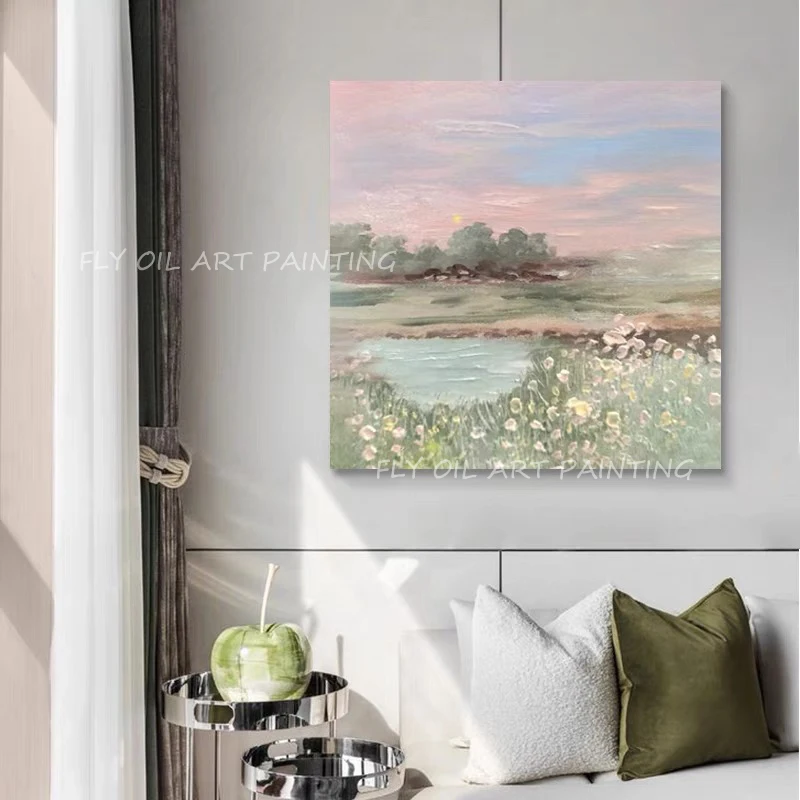 Landscape beautiful 100% Hand Painted Oil Painting Simple Abstract Handmade Canvas Wall Art For Living Frameless Room Artwork
Landscape beautiful 100% Hand Painted Oil Painting Simple Abstract Handmade Canvas Wall Art For Living Frameless Room Artwork