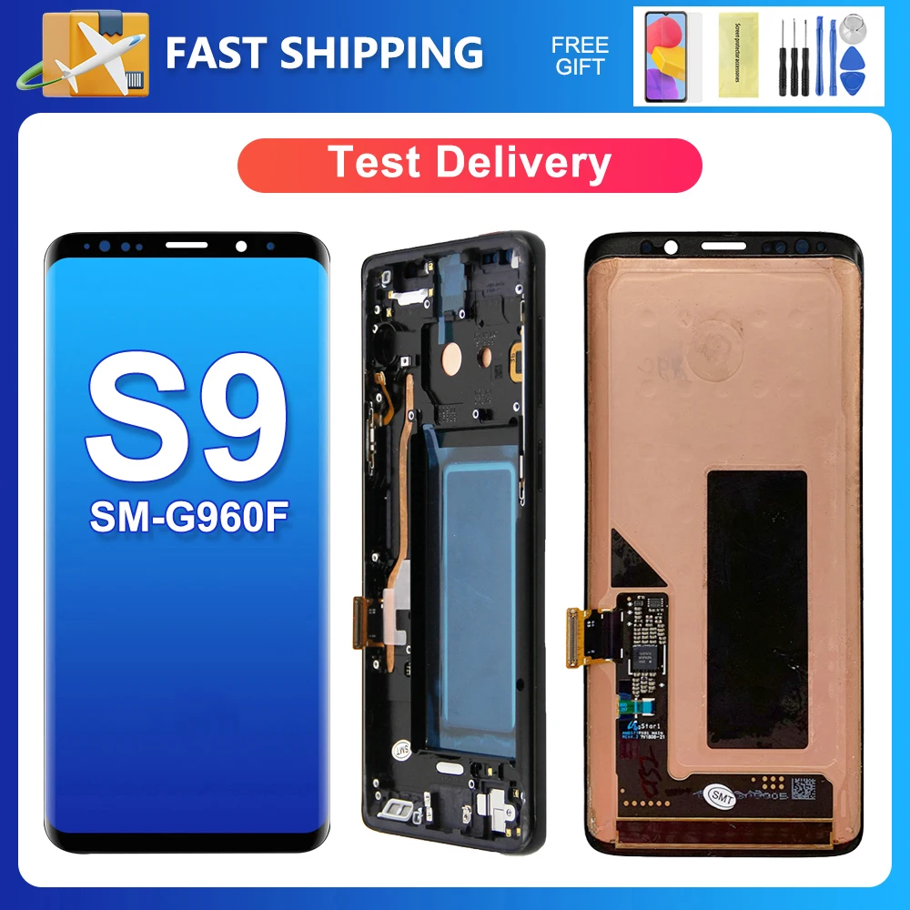 

S9 For Samsung 5.8''For Ori G960F G960 G960U G960W G960N G960X LCD Display Touch Screen Digitizer Assembly Replacement