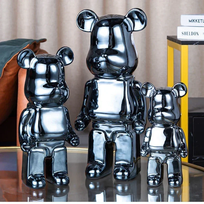 Ceramic electroplated violent bear statue, trendy Figure piggy bank, home art living room desktop and bookshelf decoration Gifts
Ceramic electroplated violent bear statue, trendy Figure piggy bank, home art living room desktop and bookshelf decoration Gifts