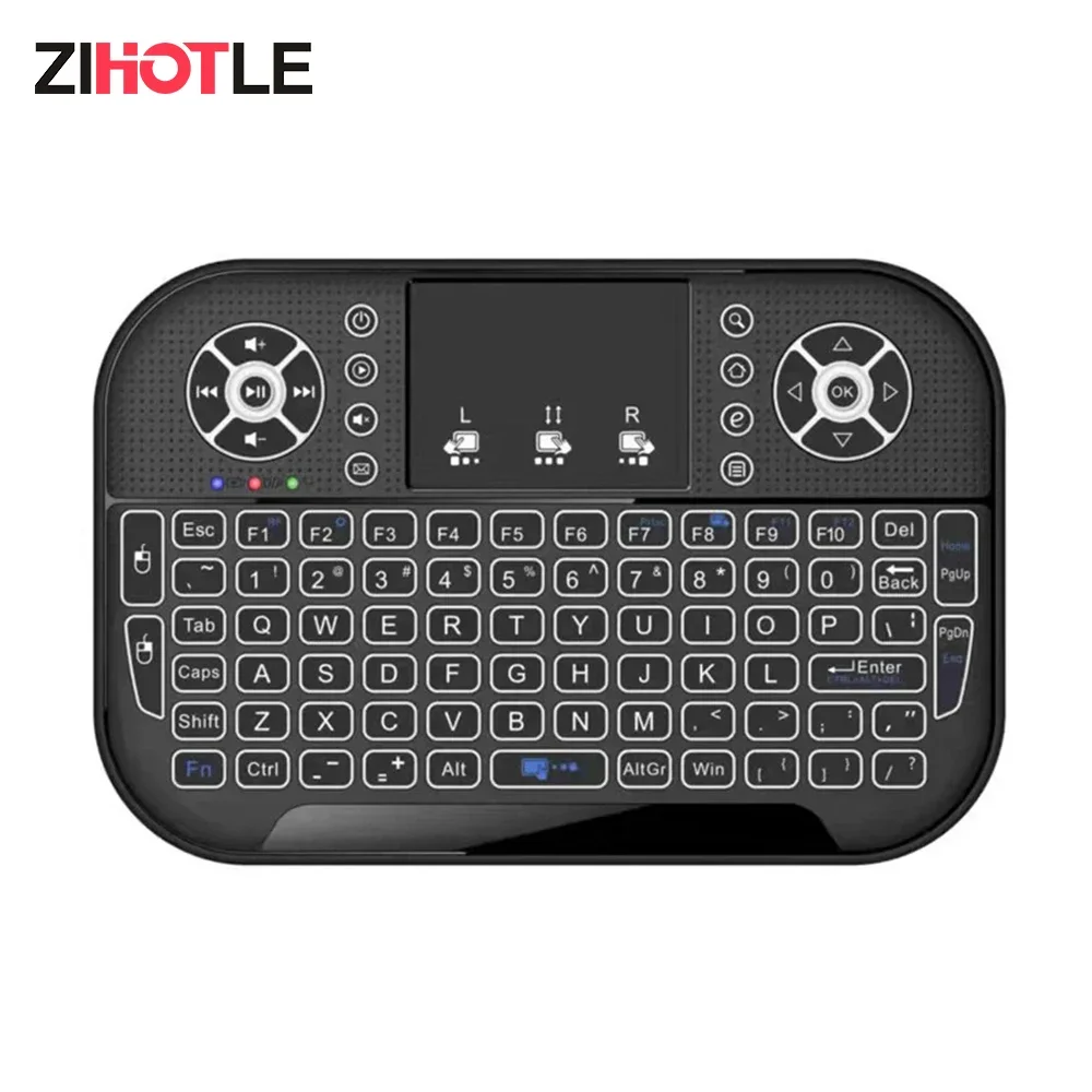 ZIHOTLE A8 Mini Bluetooth Wireless Keyboard 2.4G 7 Backlit Air Mouse Touchable Remote Control Smart TV Box Desktop Trackpad PC
ZIHOTLE A8 Mini Bluetooth Wireless Keyboard 2.4G 7 Backlit Air Mouse Touchable Remote Control Smart TV Box Desktop Trackpad PC