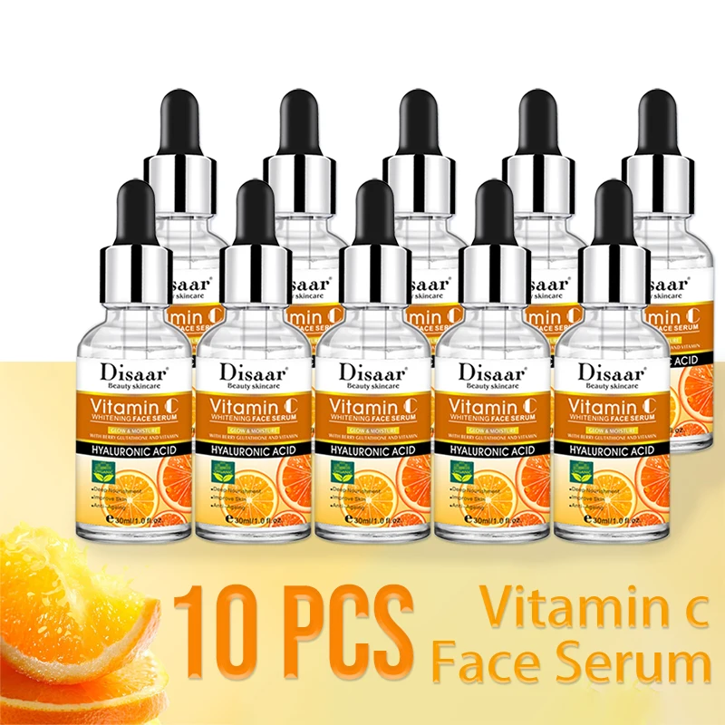 Disaar 10 pcs Face Serum Vitamin C 30ml Brightening Skin Tone Hyaluronic Acid Moisturizing Essence Anti Wrinkle Whitening Skin
Disaar 10 pcs Face Serum Vitamin C 30ml Brightening Skin Tone Hyaluronic Acid Moisturizing Essence Anti Wrinkle Whitening Skin