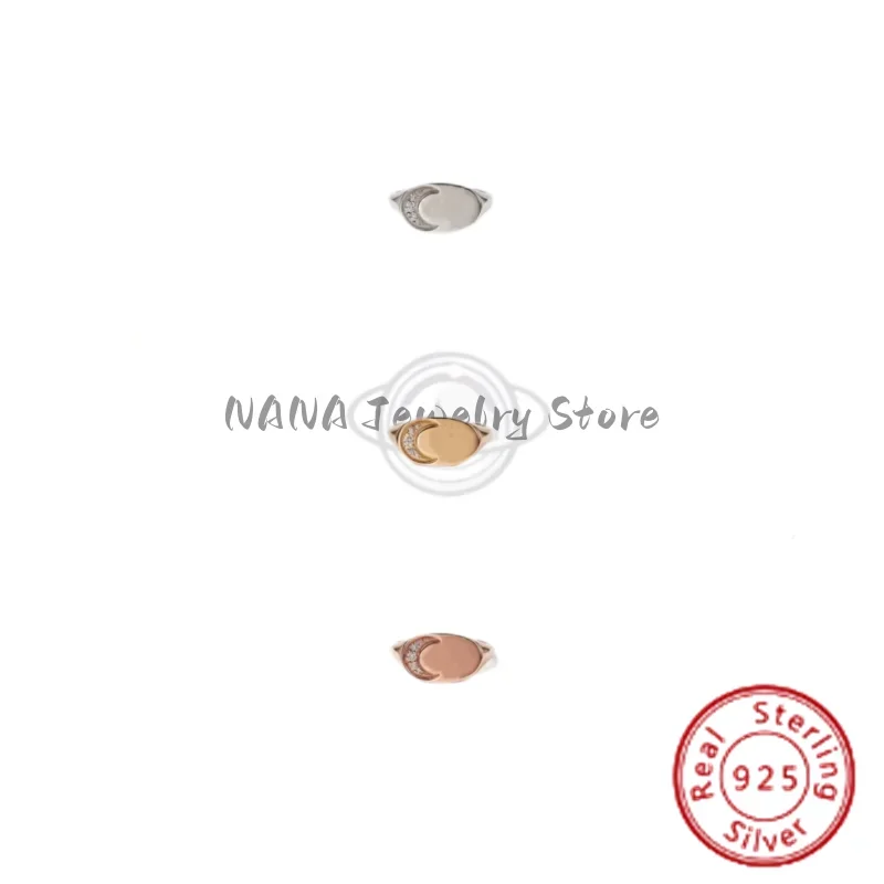 NANA's Love 2024 New S925 Sterling Silver Trendy Star Moon Ring Women's Light Luxury Couple Simplicity
NANA's Love 2024 New S925 Sterling Silver Trendy Star Moon Ring Women's Light Luxury Couple Simplicity
