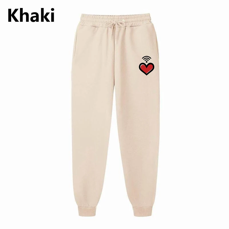 Women Men Running Fitness Pants Fashion Tracksuit Autumn Winter Pullover Love Signals print pants Casual Clothing
Women Men Running Fitness Pants Fashion Tracksuit Autumn Winter Pullover Love Signals print pants Casual Clothing