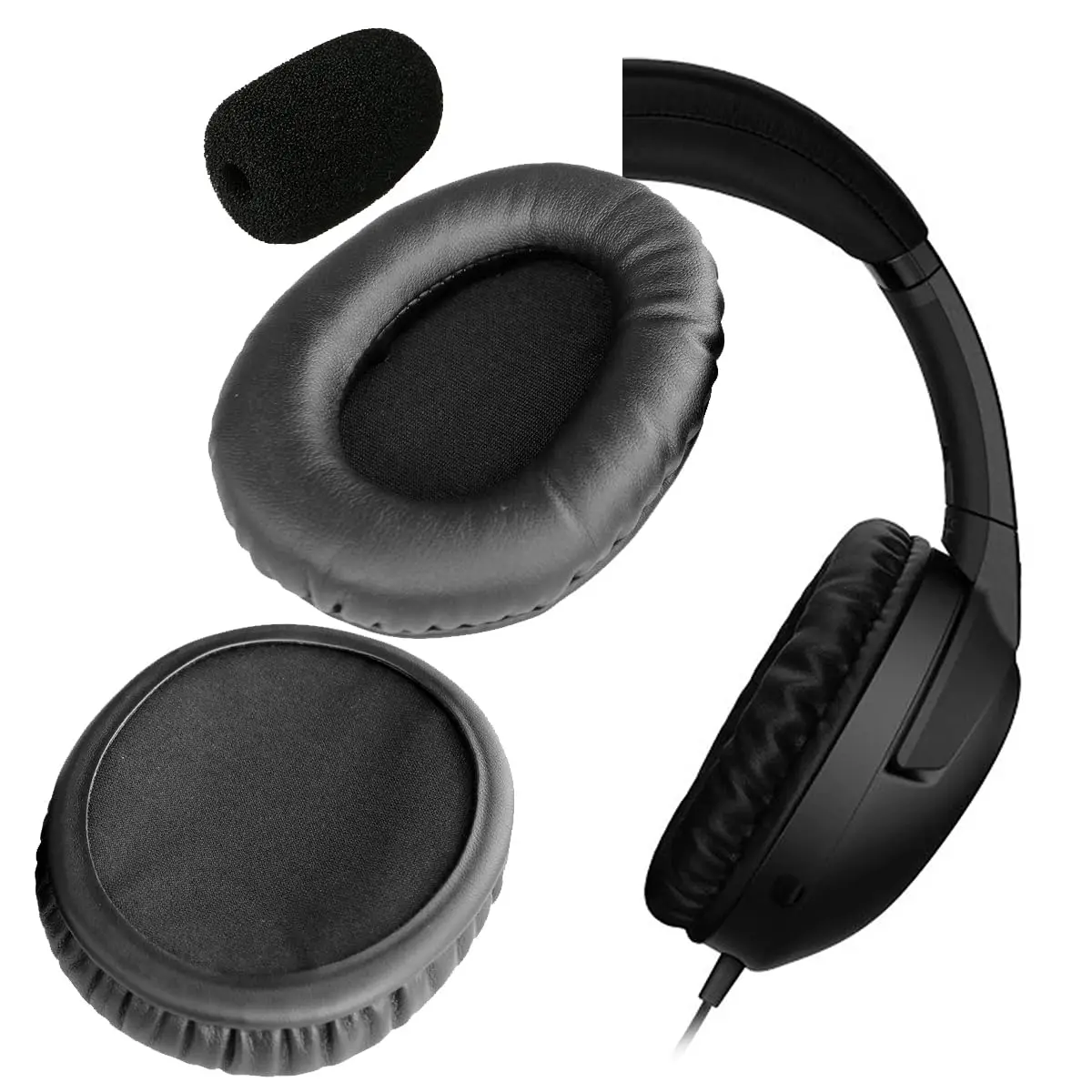 

V-MOTA ROG Strix Go Earpads Compatible with ASUS ROG Strix Go 2.4 Electro Punk Wireless Gaming Headphones, Ear Cushions (1 Set)