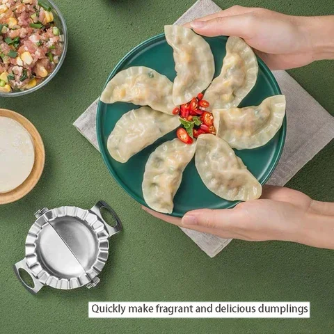 Dumpling Mould Dumpling Maker Stainless Steel Dumplings Tool Ravioli Dumpling Mold Dumpling Peeling Slicer Kitchen Accessories
Dumpling Mould Dumpling Maker Stainless Steel Dumplings Tool Ravioli Dumpling Mold Dumpling Peeling Slicer Kitchen Accessories