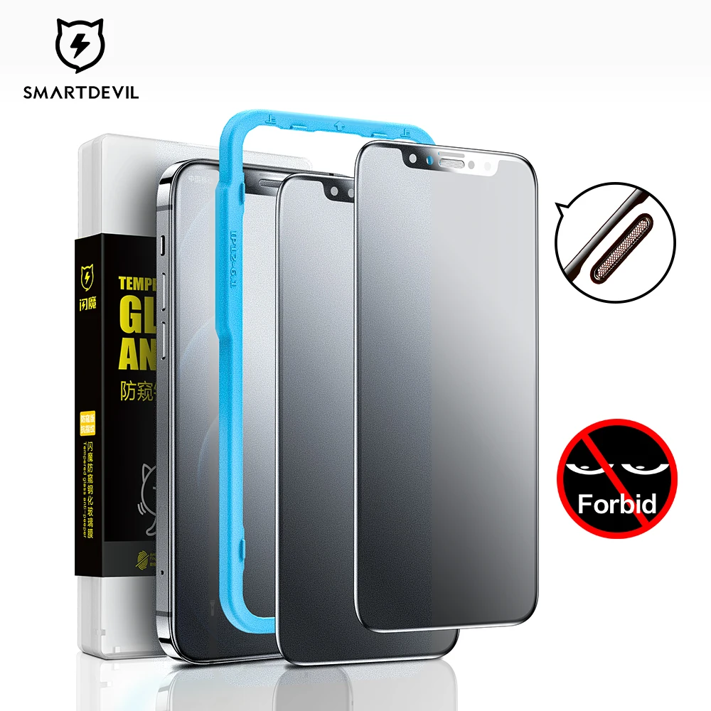 SmartDevil Dust Proof Matte Anti-peeping Screen Protectors For iPhone 12 12Pro 12 Pro Max 12 mini Privacy Tempered Glass
SmartDevil Dust Proof Matte Anti-peeping Screen Protectors For iPhone 12 12Pro 12 Pro Max 12 mini Privacy Tempered Glass
