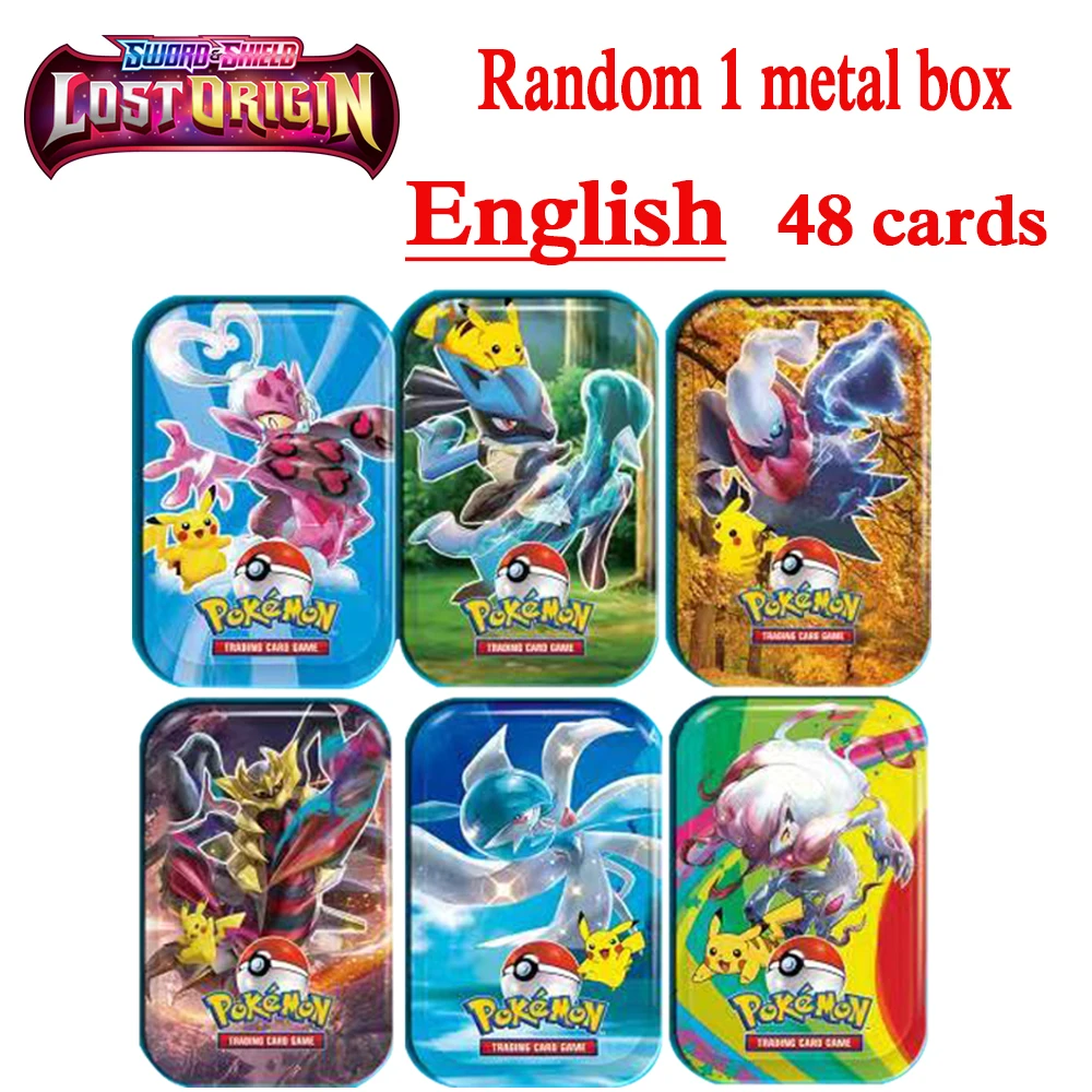 Anime Pokemon Cards EVOLVING SKIES French Spanish English Iron Metal Box Toys Battle Game Cartoon Christmas Gifts
Anime Pokemon Cards EVOLVING SKIES French Spanish English Iron Metal Box Toys Battle Game Cartoon Christmas Gifts