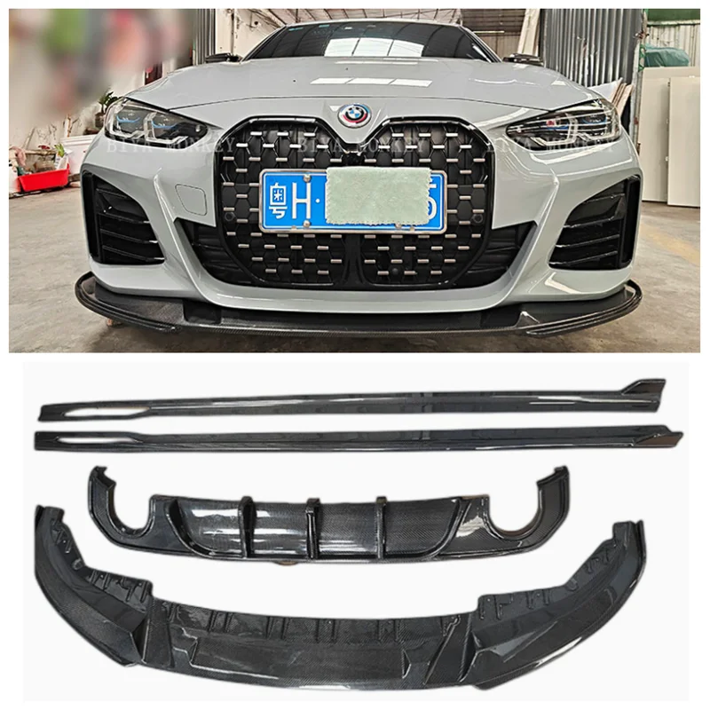 For BMW 4 Series G26 425i 2021 2022 2023 High Quality Carbon Fiber Bumper Front Lip Rear Diffuser Spoiler Side Skirt Body Kit
For BMW 4 Series G26 425i 2021 2022 2023 High Quality Carbon Fiber Bumper Front Lip Rear Diffuser Spoiler Side Skirt Body Kit