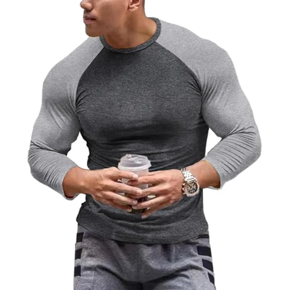 New Autumn Men's Long Sleeve T-Shirts Casual Stitching Raglan Sleeve Crew Neck T Shirt Muscle Sports Tees Tops For Male
New Autumn Men's Long Sleeve T-Shirts Casual Stitching Raglan Sleeve Crew Neck T Shirt Muscle Sports Tees Tops For Male