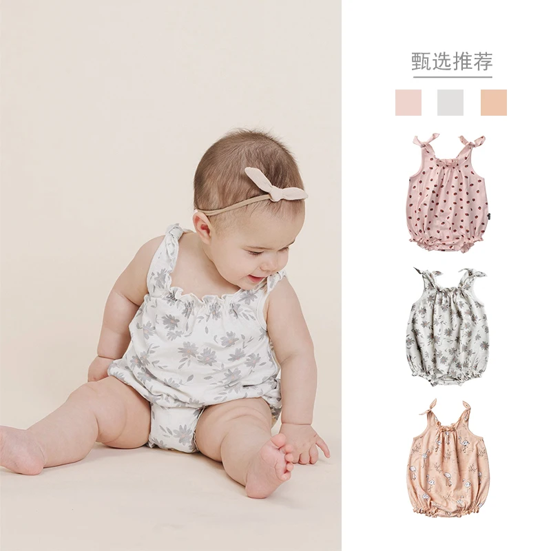 Jenny&Dave Danish style baby summer pure cotton romper women's vest baby one-piece clothes net red bag fart clothes go out to cr
Jenny&Dave Danish style baby summer pure cotton romper women's vest baby one-piece clothes net red bag fart clothes go out to cr