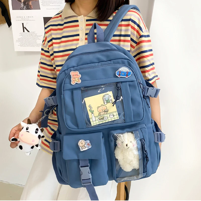 New Korean Version Student Bag Casual Outdoor Kawaii Schoolbags Backpack Original Style Fashion Backpack for Girls
New Korean Version Student Bag Casual Outdoor Kawaii Schoolbags Backpack Original Style Fashion Backpack for Girls