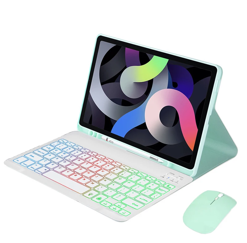 Case for IPad Air 2022 10.9 Keyboard Air 5 for Tablet Funda IPad Pro 11 Keyboard Cover 2021 2020 Rainbow Backlit Keyboard Cover
Case for IPad Air 2022 10.9 Keyboard Air 5 for Tablet Funda IPad Pro 11 Keyboard Cover 2021 2020 Rainbow Backlit Keyboard Cover
