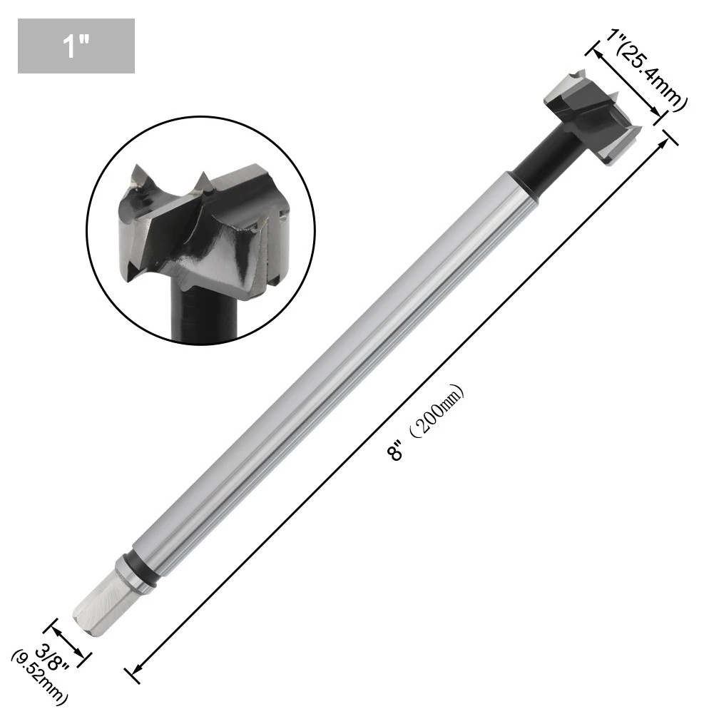 185/200mm Extended Hole Control Drill Tips Saw Cutter Hinge Boring Drillfor Soft And Hard Wood Woodworking Tools
185/200mm Extended Hole Control Drill Tips Saw Cutter Hinge Boring Drillfor Soft And Hard Wood Woodworking Tools