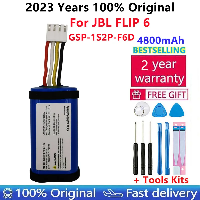 100% Original New GSP-1S2P-F6D 4800mAh Replacement battery For JBL Flip6 Flip 6 tracking number with tools to Brazil Russia fast
100% Original New GSP-1S2P-F6D 4800mAh Replacement battery For JBL Flip6 Flip 6 tracking number with tools to Brazil Russia fast