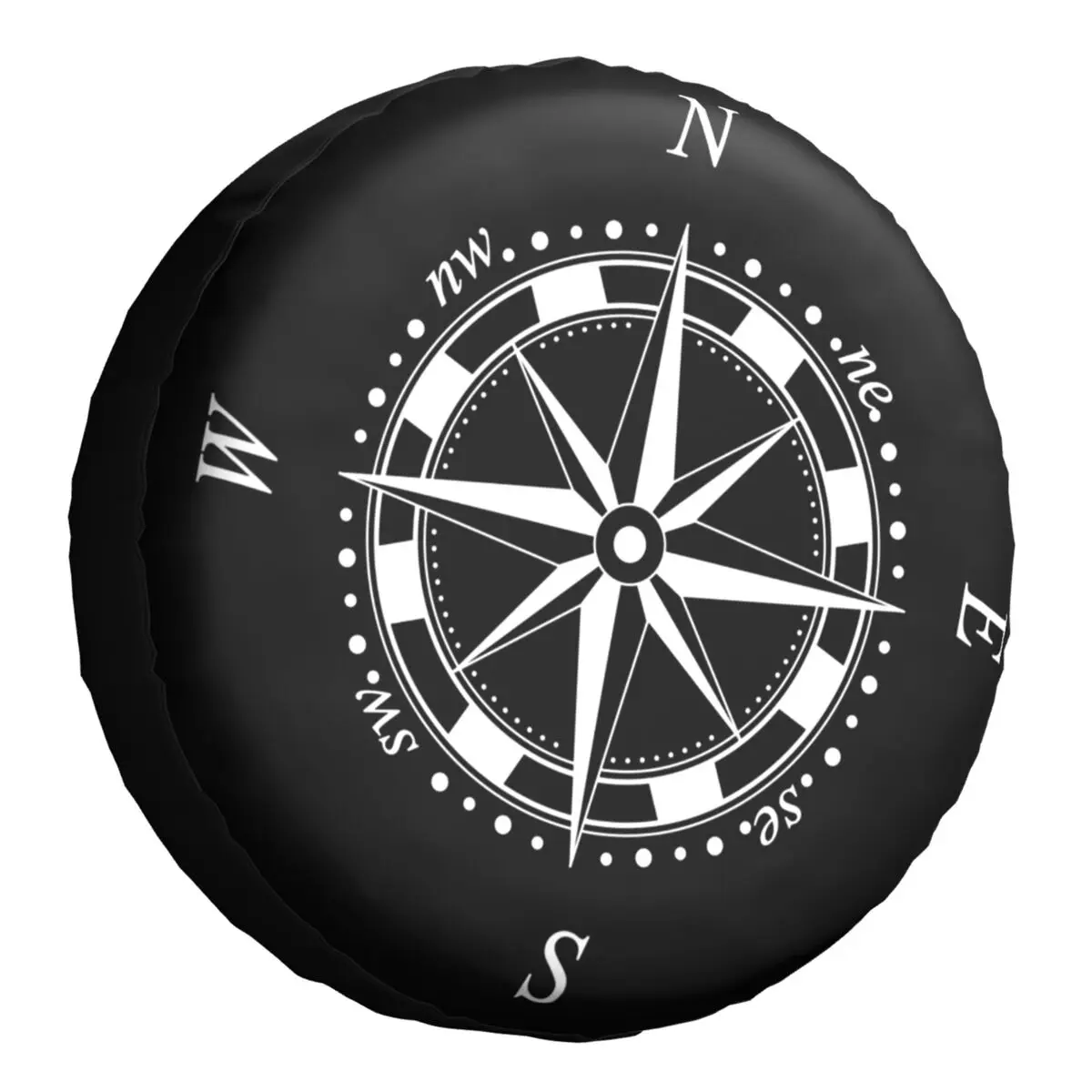 

Compass Spare Tire Cover Universal for Honda CRV Jeep RV SUV 4WD 4x4 Navigation Car Wheel Protector Covers 14" 15" 16" 17" Inch