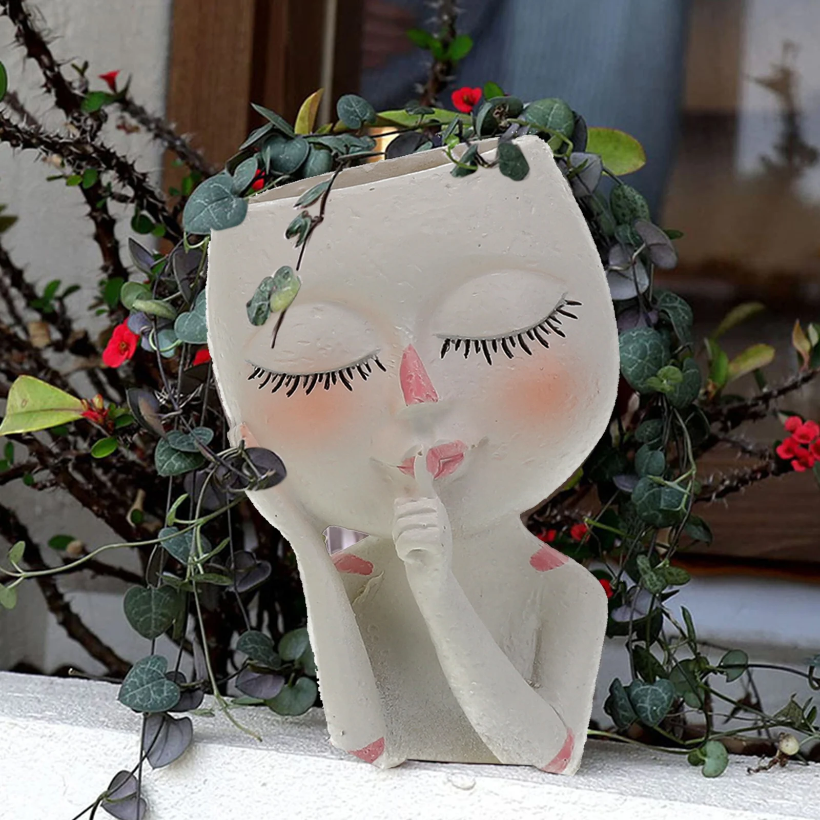 1pc Exquisite European Style Resin Flower Pot 12*6.7cm For Garden Succulents Flowers Herbs Desktop Villa Balcony Courtyard
1pc Exquisite European Style Resin Flower Pot 12*6.7cm For Garden Succulents Flowers Herbs Desktop Villa Balcony Courtyard