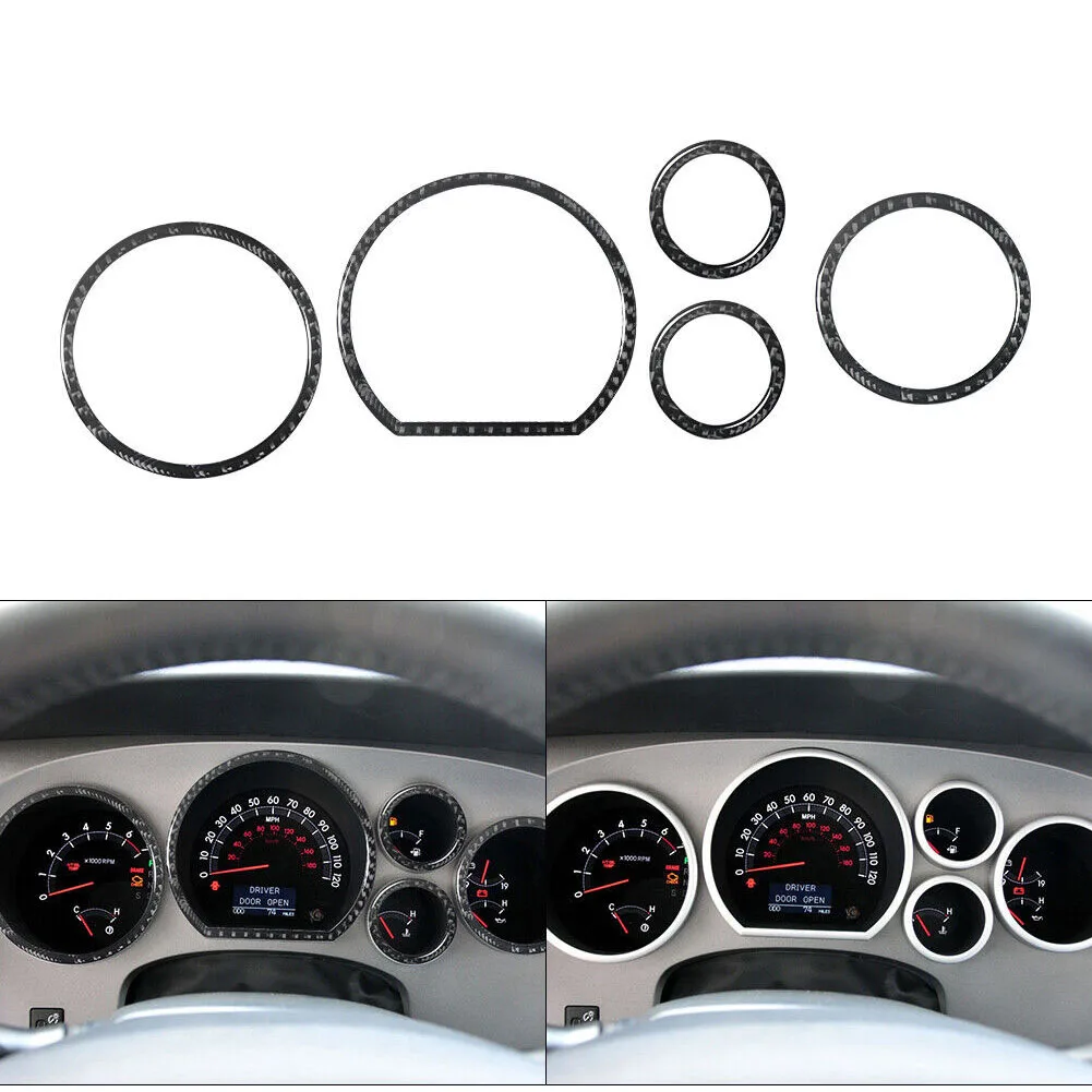 5pcs New Carbon Fiber Speedometer Accent Cover Trim DIY Item To Cover Existing Scratches For Toyota-Tundra 2007-2013 Accessories
5pcs New Carbon Fiber Speedometer Accent Cover Trim DIY Item To Cover Existing Scratches For Toyota-Tundra 2007-2013 Accessories