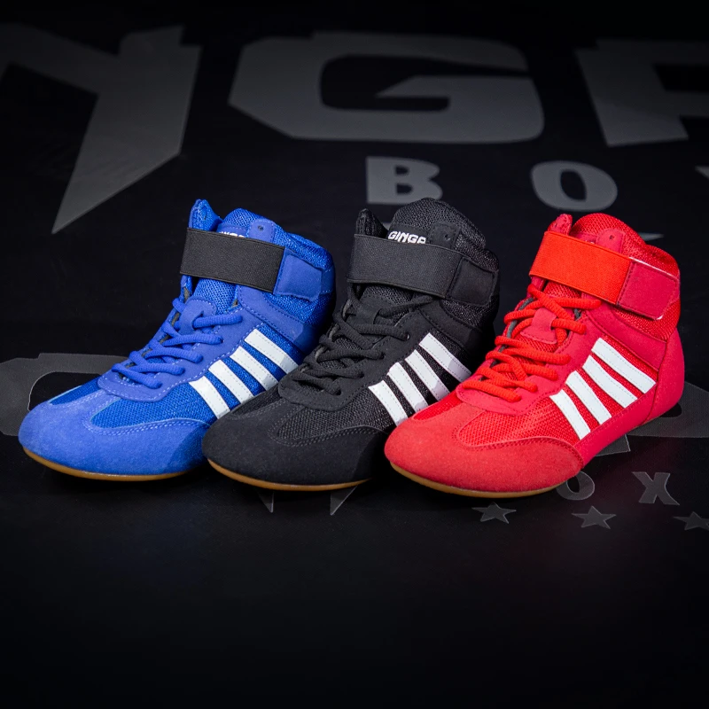 Professional Unisex Boxing Shoes Breathable Wear-Resistant Non-Slip Wrestling Shoes Fighting Sneakers Gym Training Footwear 
Professional Unisex Boxing Shoes Breathable Wear-Resistant Non-Slip Wrestling Shoes Fighting Sneakers Gym Training Footwear