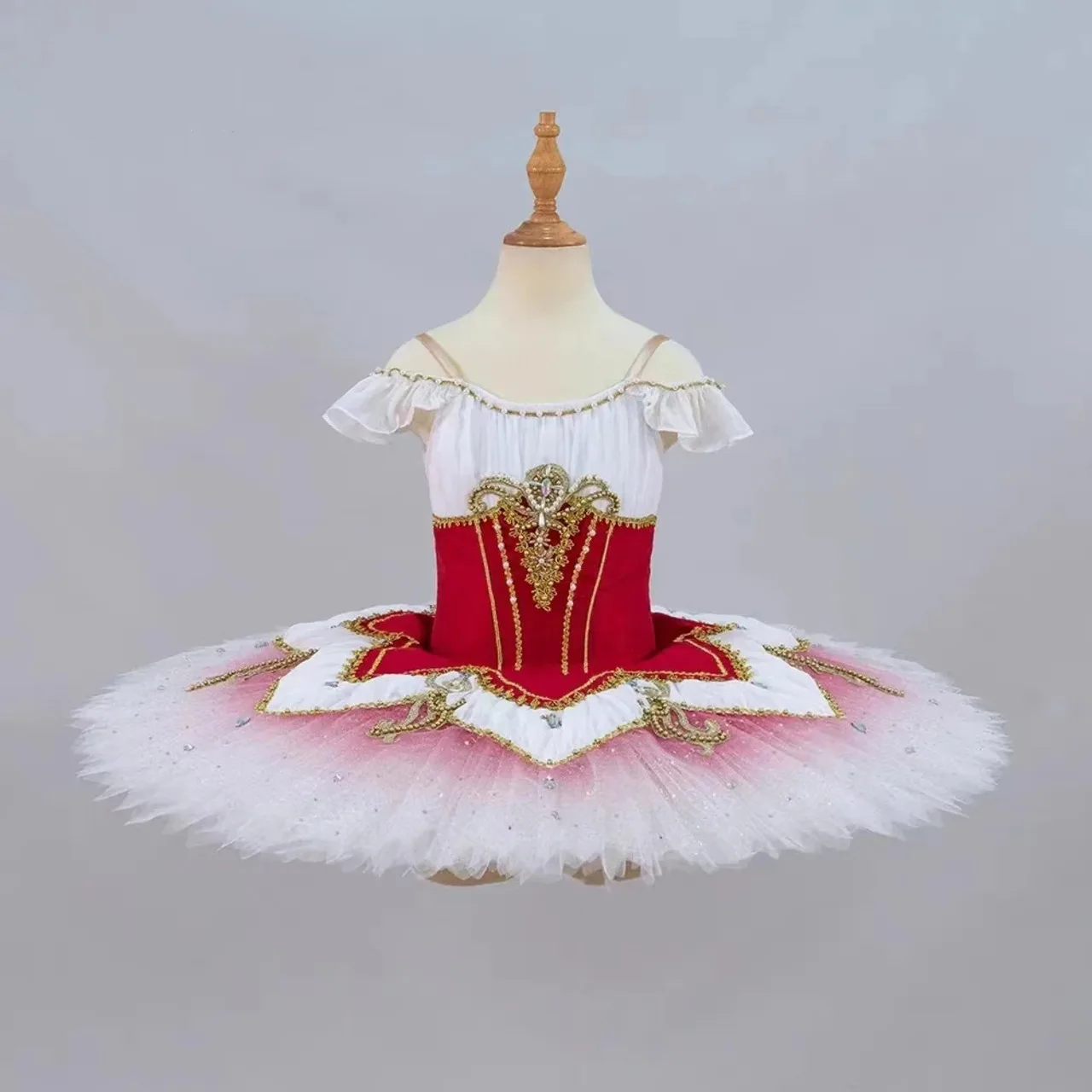 

High-end private custom children's ballet tutu dress Don Quijote Sleeping Beauty Variation solo Competition dress Girls Show dre