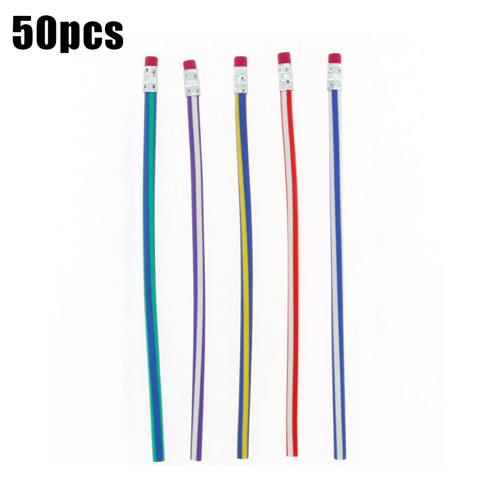 Soft Pencil Bendable Pencils Flexible For Sketching/coloring Multi-purpose Rainbow 1 Pc 18CM Clay+graphite Color
Soft Pencil Bendable Pencils Flexible For Sketching/coloring Multi-purpose Rainbow 1 Pc 18CM Clay+graphite Color
