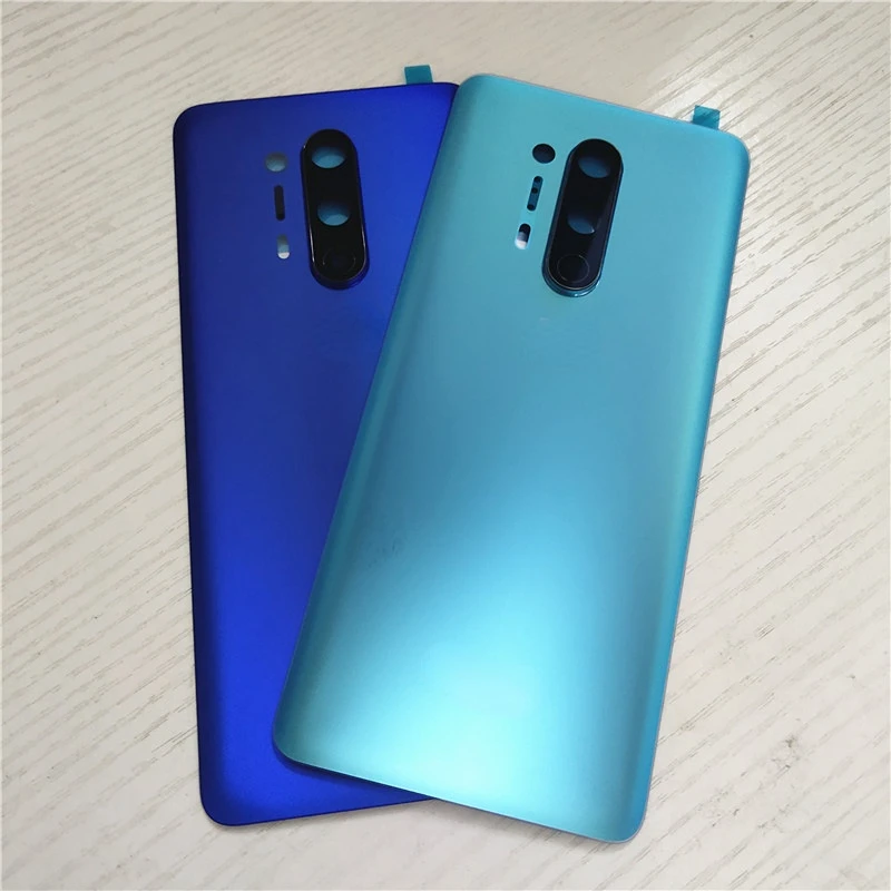 

For One Plus 8 Pro Original Gorilla Glass 5 Rear Housing Cover for OnePlus 8 Pro Back Door Replacement Hard Battery Case