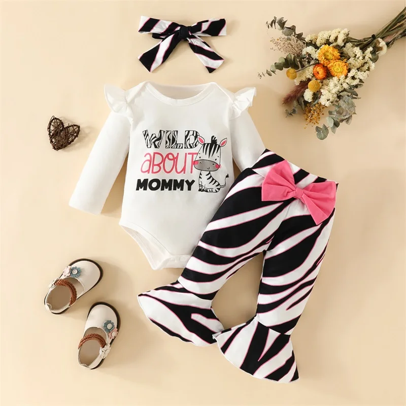 Zebra Costume Baby Girl Ruffle Romper Pants Set Long Sleeve Bodysuit Toddler Stripe Bell Bottom Leggings Headbands
Zebra Costume Baby Girl Ruffle Romper Pants Set Long Sleeve Bodysuit Toddler Stripe Bell Bottom Leggings Headbands