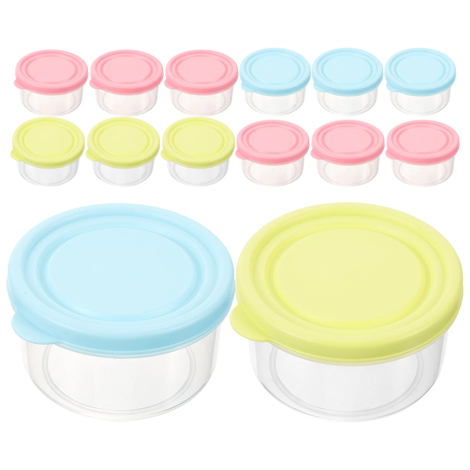 24 Pcs 150ml Round Mini Crisper Freezer Box Plastic Storage Bowl Baby Food Container Fruit Bowel
24 Pcs 150ml Round Mini Crisper Freezer Box Plastic Storage Bowl Baby Food Container Fruit Bowel