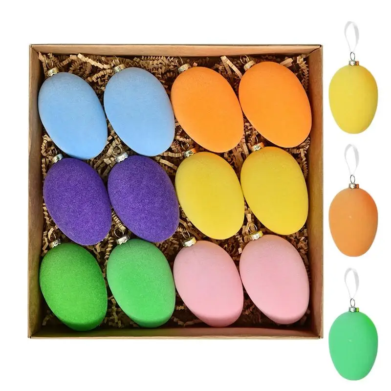 Пасхальные украшения в виде яиц, 12 шт., разноцветные пасхальные яйца, подвеска в виде капли, декор для пасхальных весенних фотографий
Пасхальные украшения в виде яиц, 12 шт., разноцветные пасхальные яйца, подвеска в виде капли, декор для пасхальных весенних фотографий