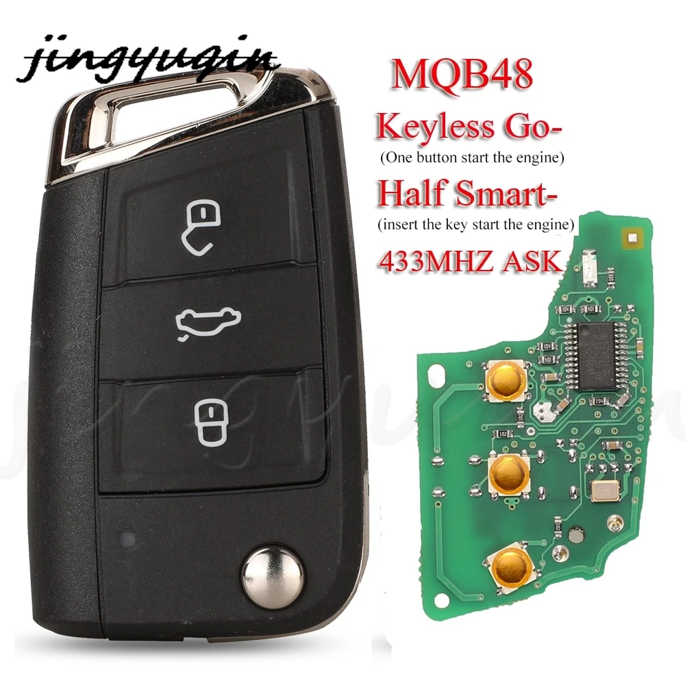 Jingyuqin дистанционный Автомобильный ключ 434 МГц MQB48 для VW Seat Leon Ateca Golf7 MK7 Touran Polo Tiguan Skoda Octavia 5G6959752AB BB 6V0959752
Jingyuqin дистанционный Автомобильный ключ 434 МГц MQB48 для VW Seat Leon Ateca Golf7 MK7 Touran Polo Tiguan Skoda Octavia 5G6959752AB BB 6V0959752