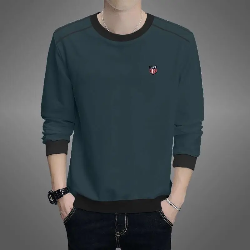 Fashion Men Long Sleeve Pullover T-Shirt Spring Autumn New O-Neck Korean Male Clothes Basic Loose Street Casual Bottoming Tops
Fashion Men Long Sleeve Pullover T-Shirt Spring Autumn New O-Neck Korean Male Clothes Basic Loose Street Casual Bottoming Tops