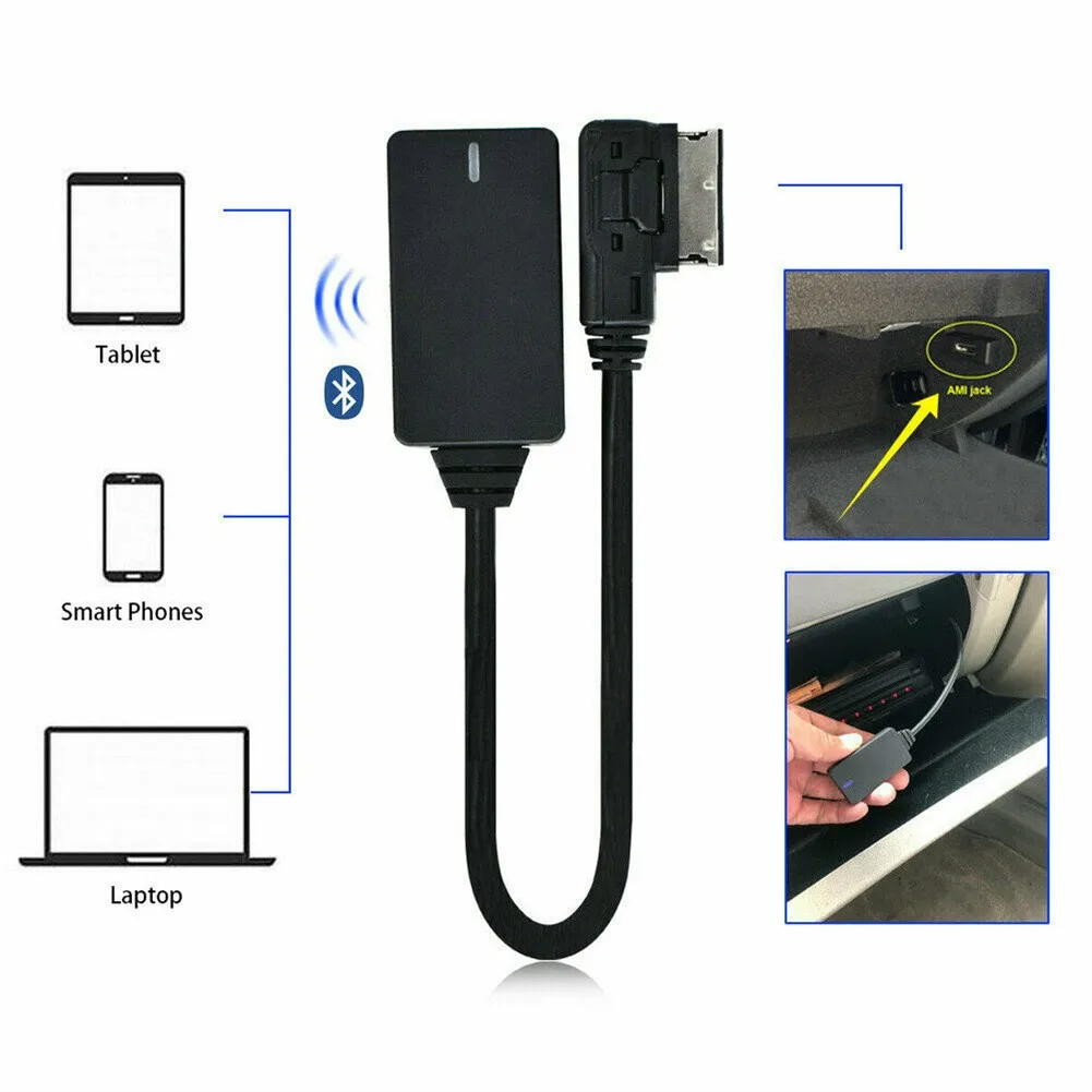 

Для A5 A6 A8 Q7 AMI MMI Bluetooth музыкальный интерфейс AUX аудио кабель адаптер автоматически подключается AMI к USB-кабелю автомобильное аудио