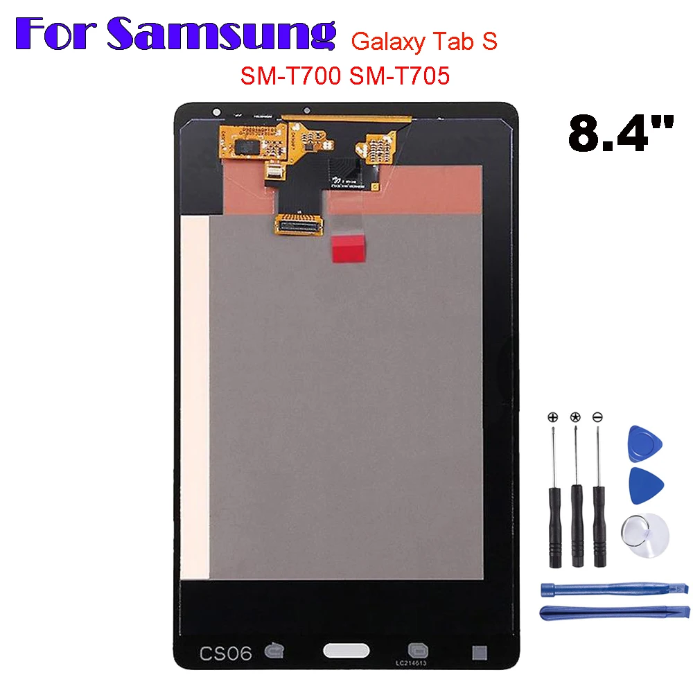 

Original For Samsung Galaxy Tab S 8.4" SM-T700 SM-T705 T700 T705 LCD Display Touch Screen Digitizer Glass Assembly Repair Parts