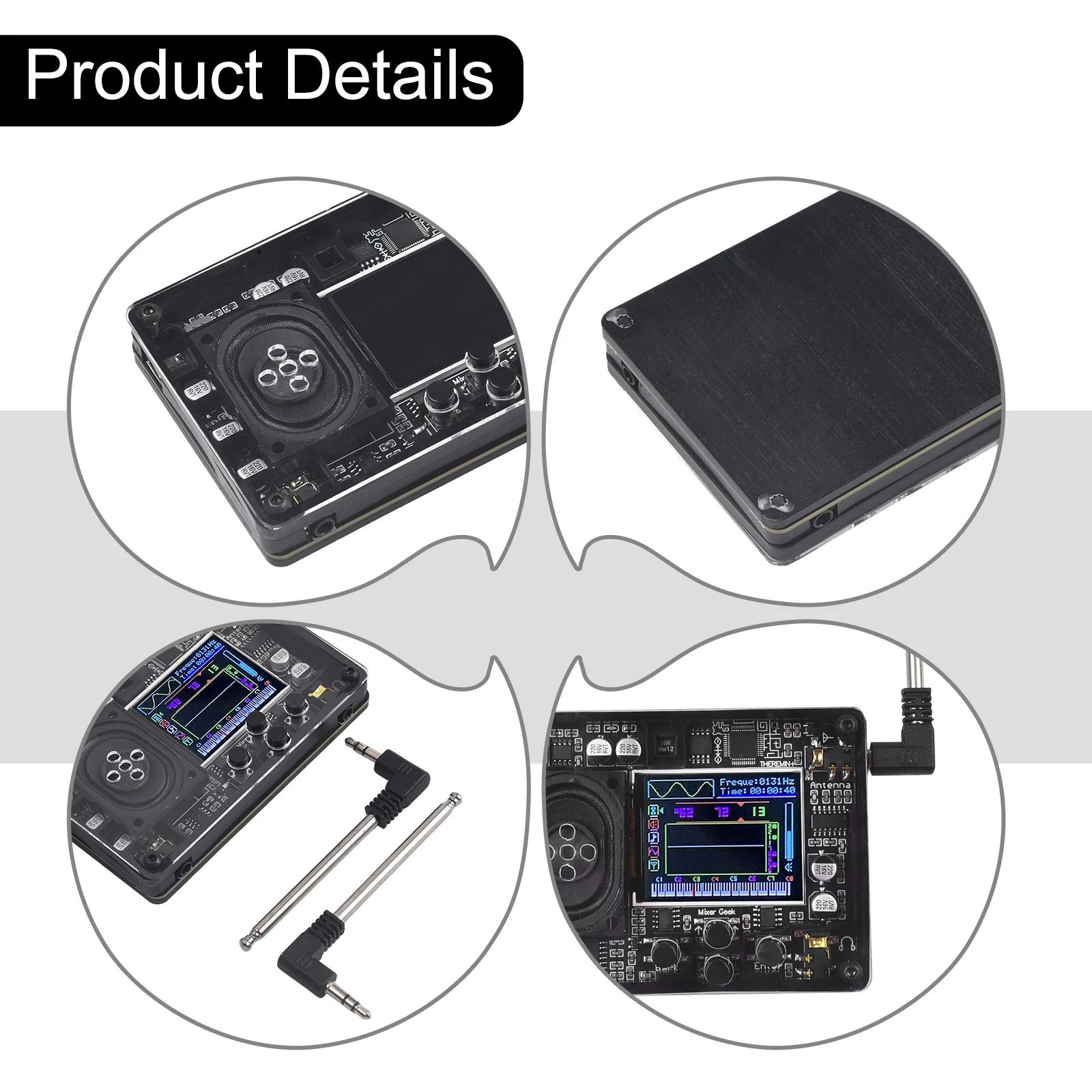 Музыкальный модуль Audio Theremin, винтажный, с интерфейсом Type-C, электронный инструмент, регулируемые голоса с аксессуаром, цветной OLED-экран
Музыкальный модуль Audio Theremin, винтажный, с интерфейсом Type-C, электронный инструмент, регулируемые голоса с аксессуаром, цветной OLED-экран