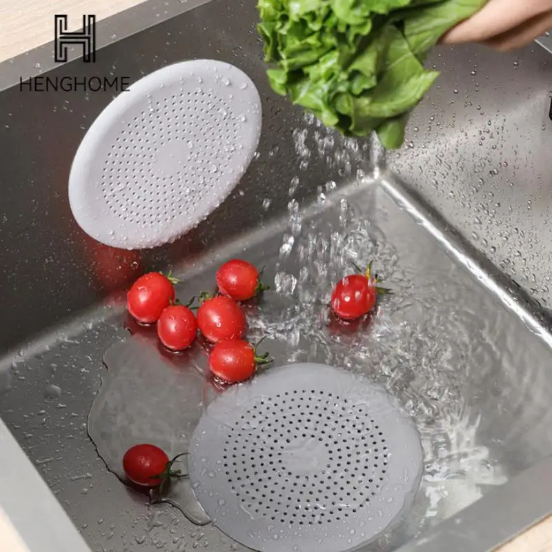 

Shower Floor Drain Hair Stopper Catcher Kitchen Sink Plug Anti-blocking Bathtub Strainer Sewer Outfall Filter Bathroom Supplies