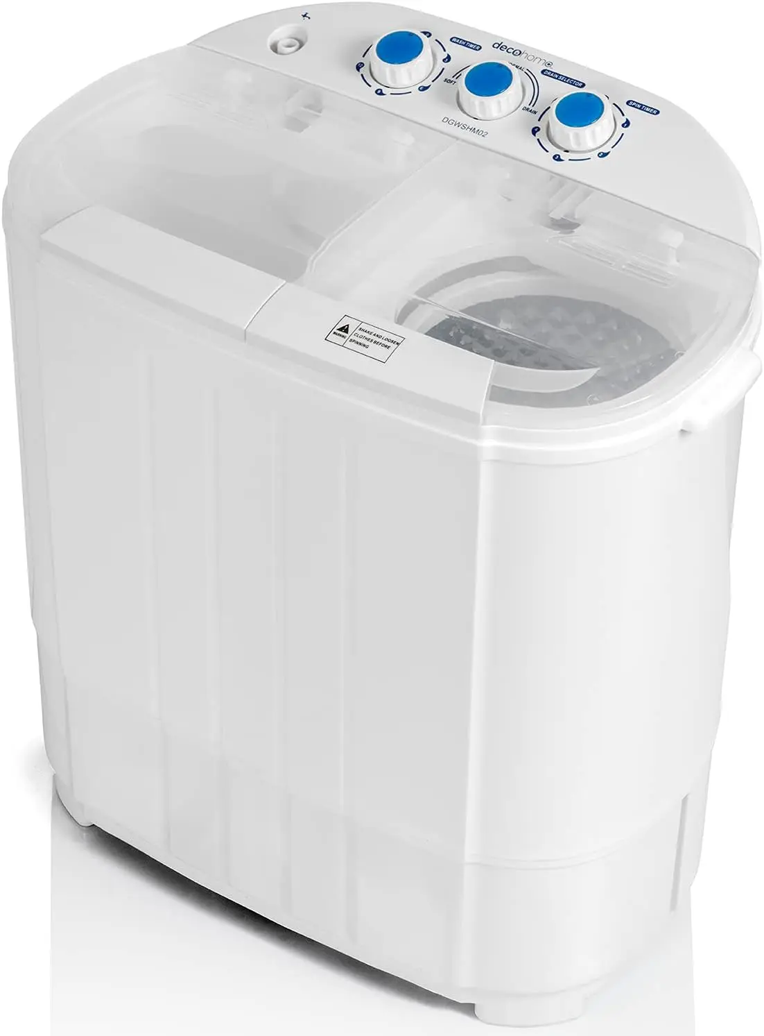 Washing Machine with Twin Tub for Wash and Spin Dry, Portable, Built-in Gravity Drainage System, Agitation Wash Cycles, Use Less
Washing Machine with Twin Tub for Wash and Spin Dry, Portable, Built-in Gravity Drainage System, Agitation Wash Cycles, Use Less