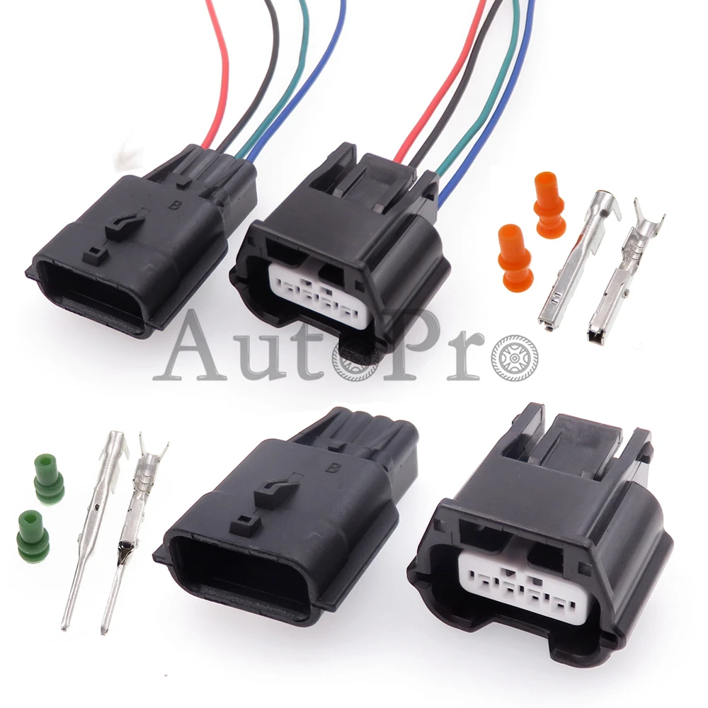 

1 Set 4 Hole 7282-8853-30 7283-8853-30 Starter Auto Air Flowmeter Sealed Wire Sockets Car Intake Pressure Sensor Wiring Socket