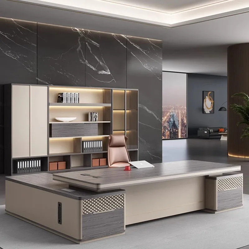 Luxury Drawers Office Table Black Workstation Gaming Executive Conference Work Desk L Shape Scrivania Ufficio Home Furniture 
Luxury Drawers Office Table Black Workstation Gaming Executive Conference Work Desk L Shape Scrivania Ufficio Home Furniture