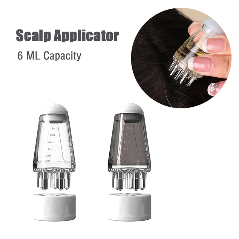 6ml Scalp Applicator Mini Head Massager Roller Ball Brush Hair Growth Essential Oil Medicine Liquid Applicator Massage Comb 2 S90197dded695439299c682b142945c03Y