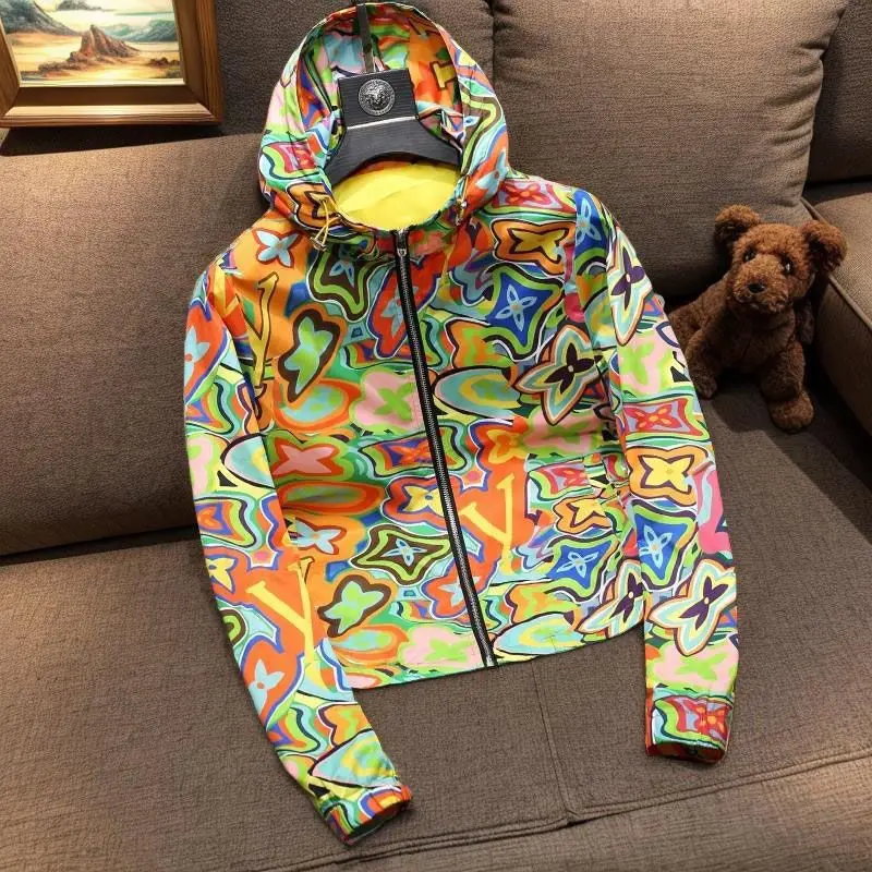 2024 trendy floral personalized hooded jacket for men's casual fashion thin spring jacket slim fit
2024 trendy floral personalized hooded jacket for men's casual fashion thin spring jacket slim fit