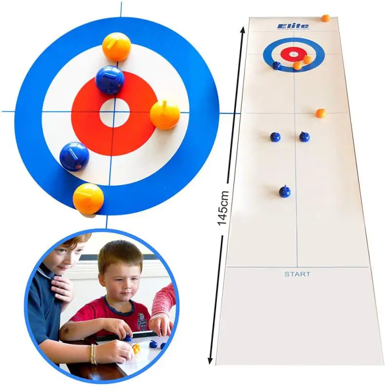 1 Set Desktop Curling Ball Game Parent-child Interactive Game Kids Friends Party Toy Game Enhance Relationship Puzzle Board Game
1 Set Desktop Curling Ball Game Parent-child Interactive Game Kids Friends Party Toy Game Enhance Relationship Puzzle Board Game