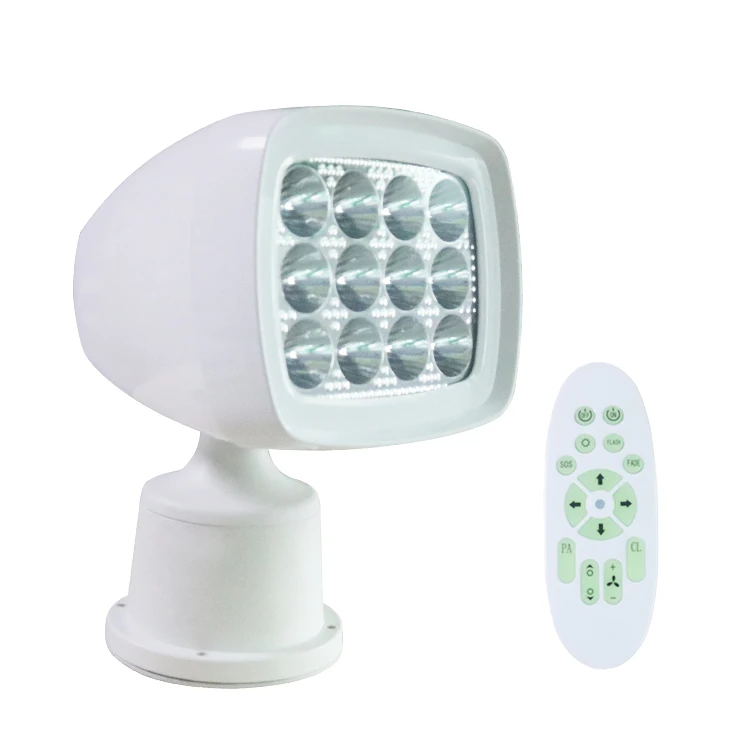 Marine LED Wireless Remote Control Searchlight 340° Rotation Energy Conservation Yachts Boat Speedboats Lighting Super Bright
Marine LED Wireless Remote Control Searchlight 340° Rotation Energy Conservation Yachts Boat Speedboats Lighting Super Bright