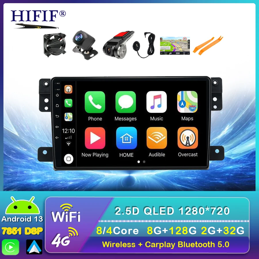 IPS 2.5D Android 13 для SUZUKI GRAND VITARA 2007 - 2013 автомобильный радиоприемник с навигацией GPS Player мультимедийный 4G WIFI без DVD
IPS 2.5D Android 13 для SUZUKI GRAND VITARA 2007 - 2013 автомобильный радиоприемник с навигацией GPS Player мультимедийный 4G WIFI без DVD