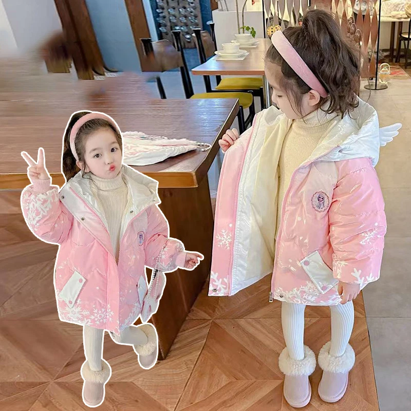 Miniso New Frozened Queen Elsa Girls' Cotton Clothes Cartoon Anime Plus Velvet Warm Cotton Clothes Mid-Length Children's Jacket
Miniso New Frozened Queen Elsa Girls' Cotton Clothes Cartoon Anime Plus Velvet Warm Cotton Clothes Mid-Length Children's Jacket