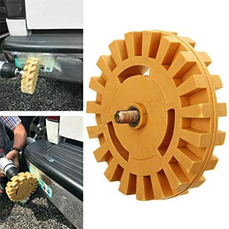 Polishing Wheel Decal Remover 1/4" Shank Rubber Grinding Wheel For Rubber Remover Pneumatic Rubber Removal Disc Wheel
Polishing Wheel Decal Remover 1/4" Shank Rubber Grinding Wheel For Rubber Remover Pneumatic Rubber Removal Disc Wheel