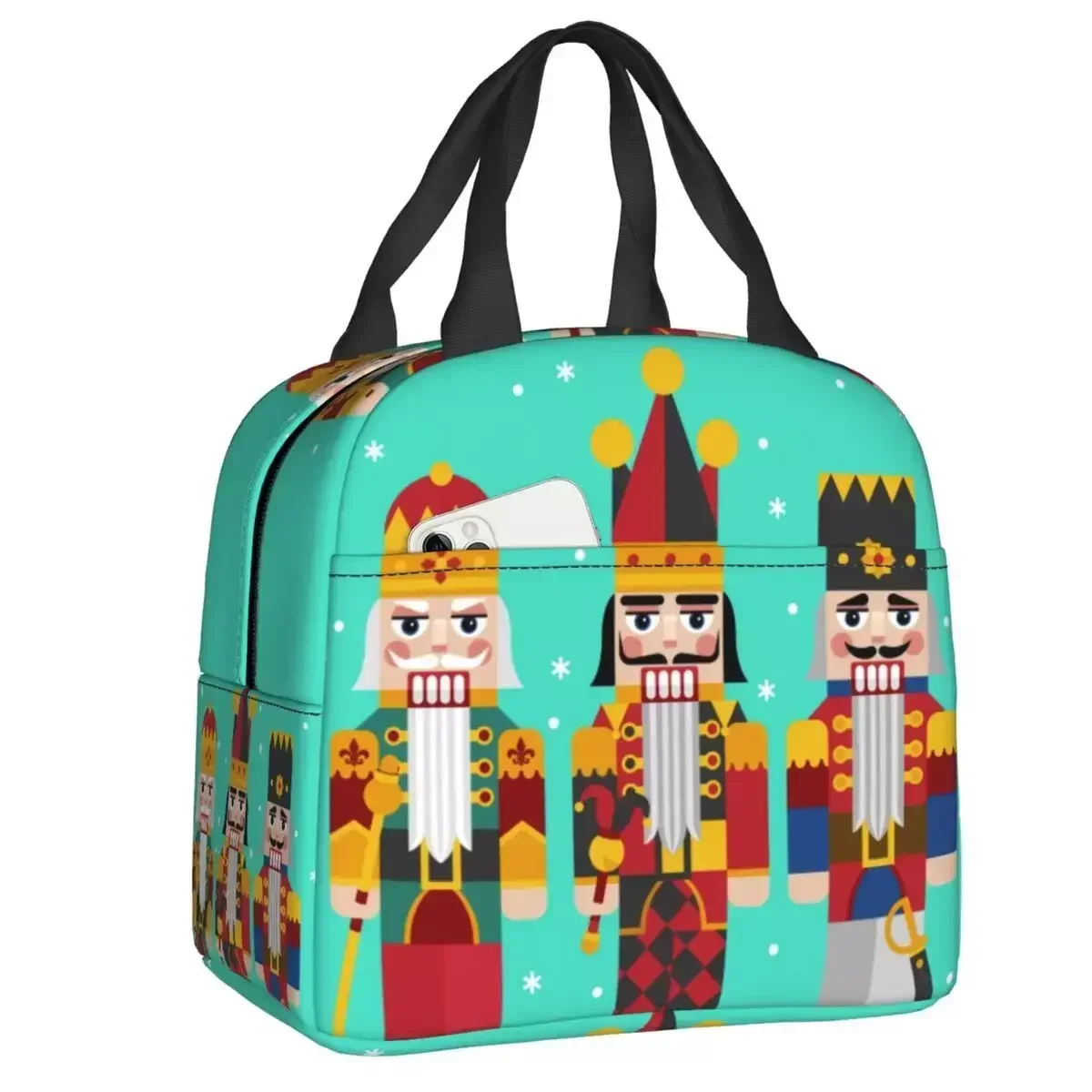 Christmas Nutcrackers Thermal Insulated Lunch Bags King Toy Soldier Lunch Tote For Kids School Children Storage Food Box
Christmas Nutcrackers Thermal Insulated Lunch Bags King Toy Soldier Lunch Tote For Kids School Children Storage Food Box
