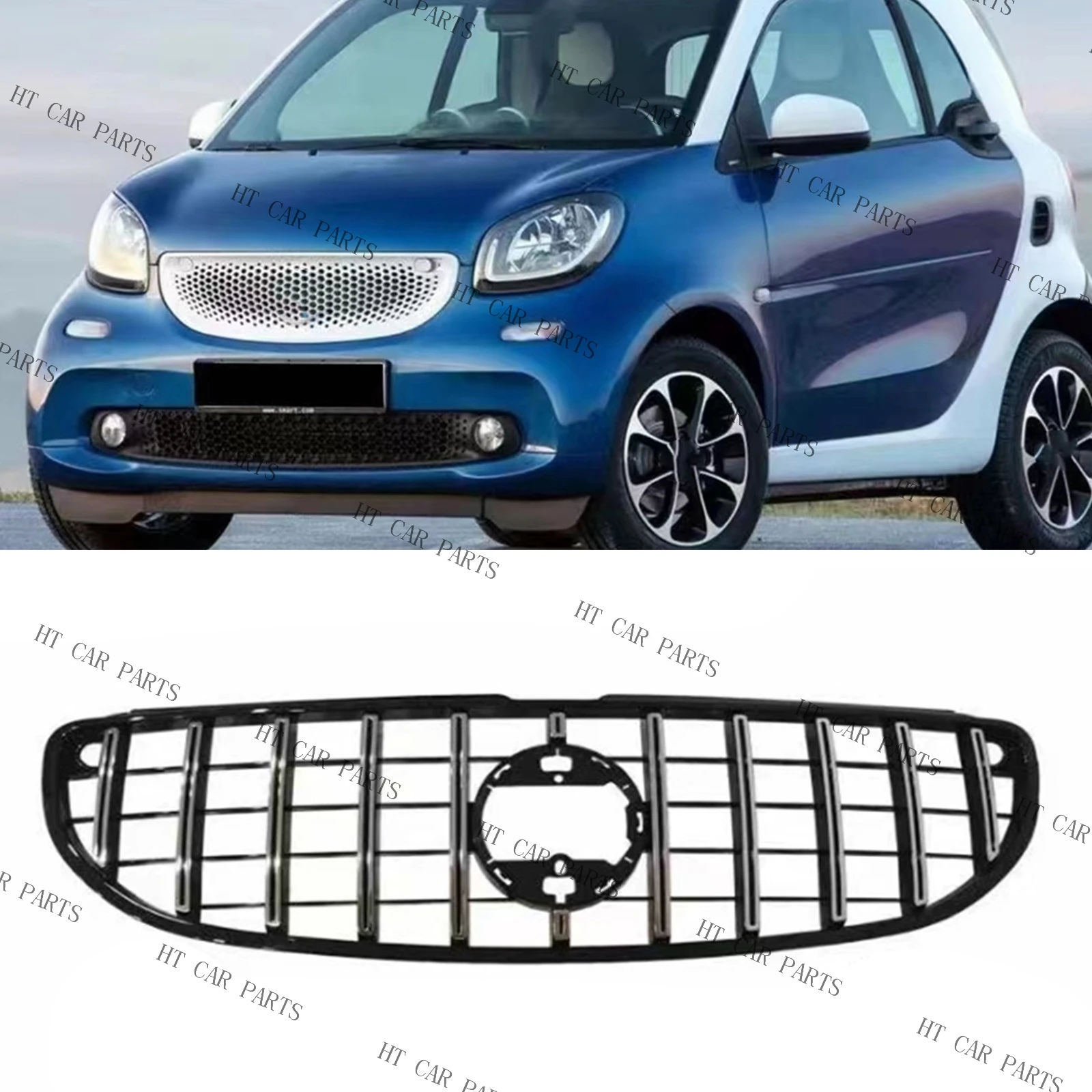 Решетка для переднего бампера Mercedes Benz Fortwo W453, 2 двери, серебро 2015-2019, GT, 2015, 2016, 2017, 2018, 2019
Решетка для переднего бампера Mercedes Benz Fortwo W453, 2 двери, серебро 2015-2019, GT, 2015, 2016, 2017, 2018, 2019