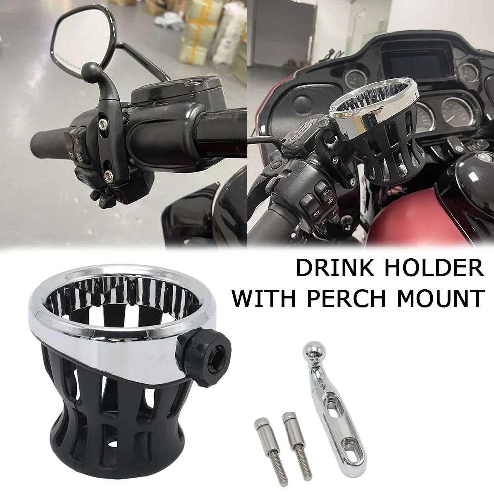 Clutch Brake Perch Mounts Drink Cup Holder For Harley Road King Electra Glide Sportster Dyna Softail Water Beverage Support
Clutch Brake Perch Mounts Drink Cup Holder For Harley Road King Electra Glide Sportster Dyna Softail Water Beverage Support