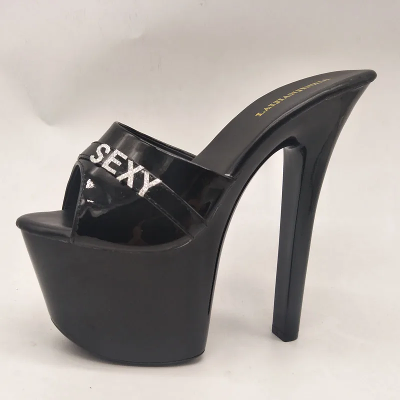 LAIJIANJINXIA New 17CM/7inches PU Upper Fashion Sexy Exotic High Heel Platform Party Women Slippers Pole Dance Shoes G063
LAIJIANJINXIA New 17CM/7inches PU Upper Fashion Sexy Exotic High Heel Platform Party Women Slippers Pole Dance Shoes G063